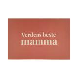 Liggende kort Verdens beste mamma