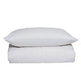 Sengesett Adele Sateng 140x220 cm, hvit