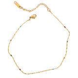 Anklet med emalje, G