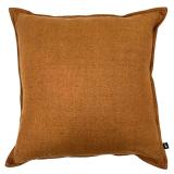 Putetrekk Herringbone 48x48cm sennep