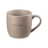 Kopp Du er perfekt, beige