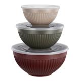 Melaminsett 3pk multi rød