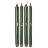 Kronelys Advent 4 pk grønn