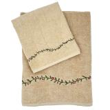 Håndklesett girlander 70x140cm, 60x40cm