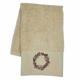 Gjestehåndkle krans beige