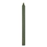 Kronelys 27cm oliven