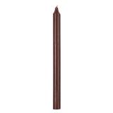 Kronelys 27cm brun