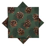 Serviett Kongle grønn