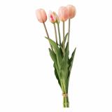 Tulipan Bukett 39cm 5-pk rosa