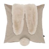 Putetrekk Bunny Faux fur 48x48cm