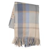 Pledd Tartan 130x170cm blå