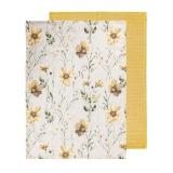 Kjøkkenhåndkle Vårblomster 50x70cm 2-pk