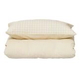 Sengesett krepp Harmony 140x220 cm, gul