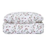 Sengesett krepp Strawberreies 140x220 cm