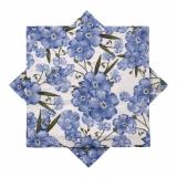 Serviett Petals blå