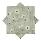 Serviett Margeritt grønn