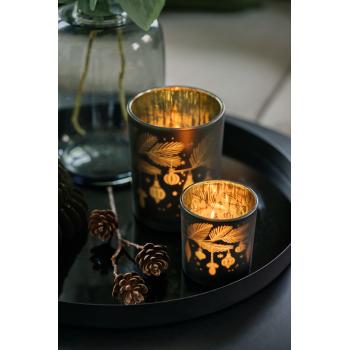 Lyslykt Nostalgi stor og liten på lysfat