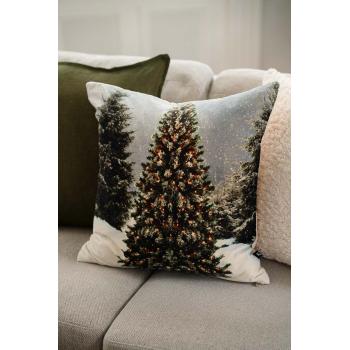 Putetrekk velur juletre i sofa