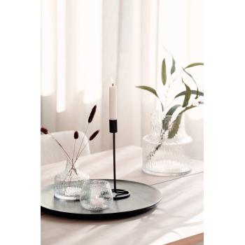 kronelysestake lea i sort metall på lysfat