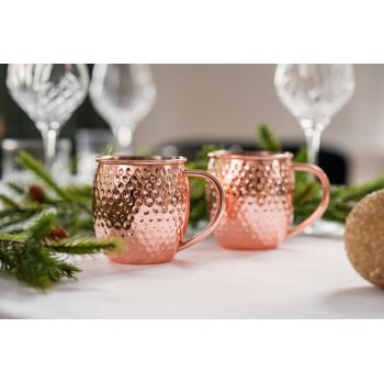 Krus Moscow Mule 2 pk på dekket bord