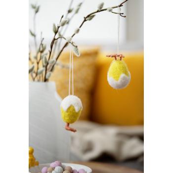 to tovede kyllinger henger sammen på en gren