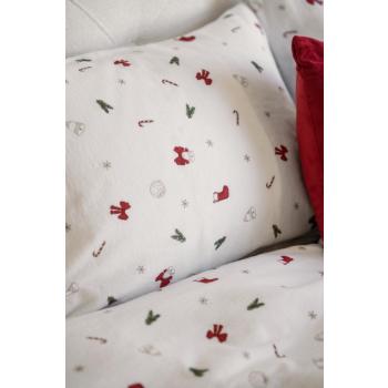 Sengesett i flanell med julemotiv