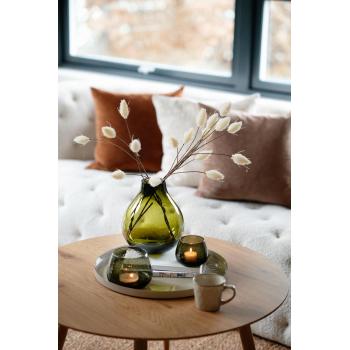 Sofabord Nela i stue med lykter og lys