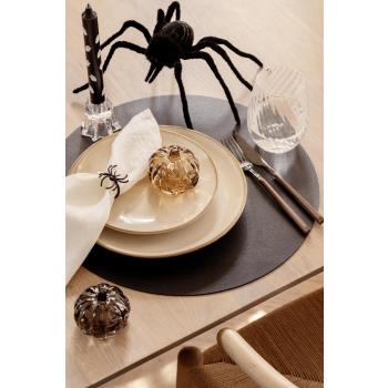 Kuvert for Halloween med edderkopp, spøkelse og gresskar