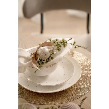 Servise stjernehimmel på dekkebrikke golden