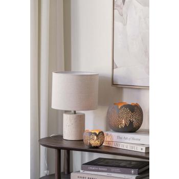 Bordlampe Travertine på konsollbord ethan