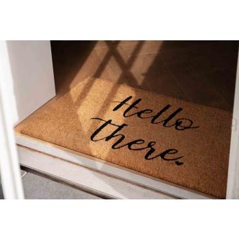 Dørmatte Hello There ved inngang