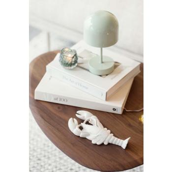 Yana bord styles med lampe napoli, telysholder vanja og figur hummer