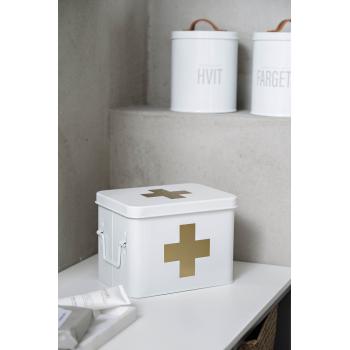 vaskepulverboks til farget tøy på hylle