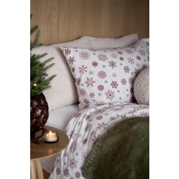 Sengesett Flanell Stars med teddy puter og pledd