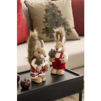 Ekornmor og ekornfar på sidebord