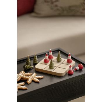 Bondesjakk spill med nisser og juletre