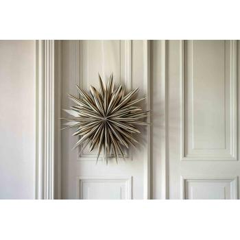 Adventsstjerne Stripe hengende på dør