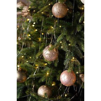 Juletre dekorasjon Sølvtråder på juletre