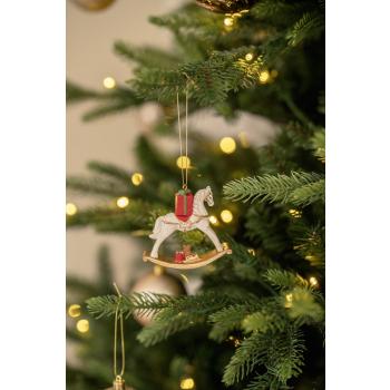 Juletrepynt gyngehest på juletre