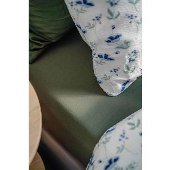 Jersey stretch laken på seng