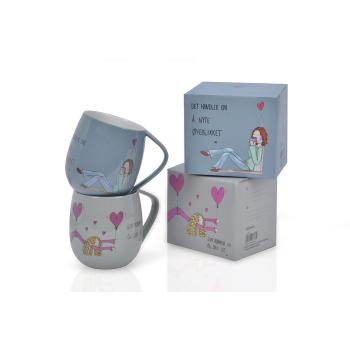 Kopp med tekst Lykketegning