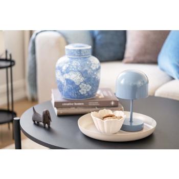 Lysfat melina med skål alice og bordlampe napoli