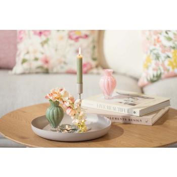 Lysfat melina med vase marie, lysestake melina og telysholder flo