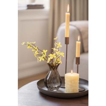 Vase Stella med blomst på lysfat melina