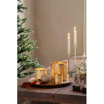 Telysholder Ylva i tre størrelser på lysfat