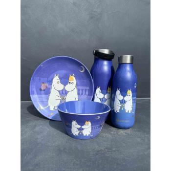 Mummi servise hele settet i mørk blå