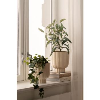 Blomsterpotte beige