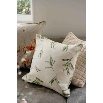 Putetrekk i bomull og faux fur i sofakrok