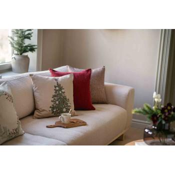 Putetrekk Nostalgisk tre i sofa med matchede puter