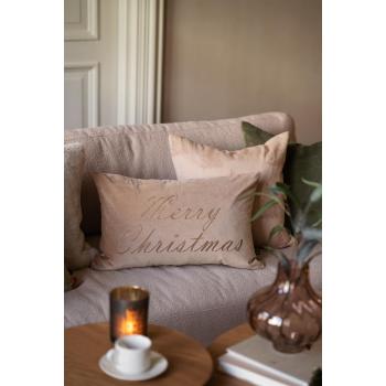 Putetrekk Granskog i sofa med putetrekk merry christmas